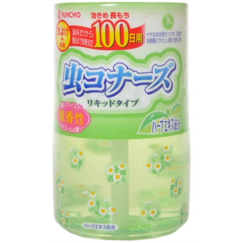 【虫よけ　害虫　殺虫剤】 虫コナーズ リキッドタイプ 100日用 微香性カモミールの香り 400ml