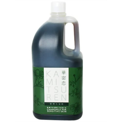 【送料無料】華密恋(カミツレン) 薬用入浴剤特大 2100ml(入浴剤) 【カミツレ研究所】カモミールの薬効をそのまま引き出した特許製法カミツレエキス100％の華密恋薬用入浴剤 医薬部外品
