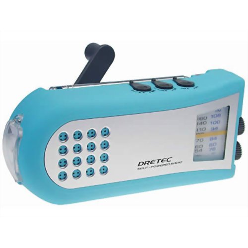 ダイナモラジオライト ブルー PR-303BL 【ドリテック】