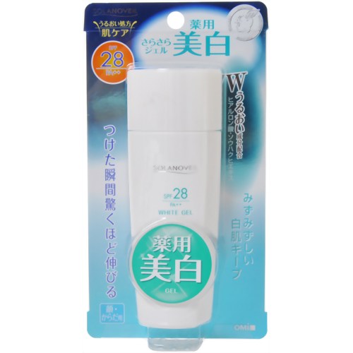 紫外線対策【UV 紫外線】 ソラノベール 薬用さらさらジェル 美白 90g【近江兄弟社】