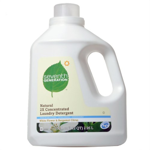 セブンスジェネレーション ホワイトフラワー&ベルガモットシトラス 2.95L 濃縮タイプ 衣料用洗剤