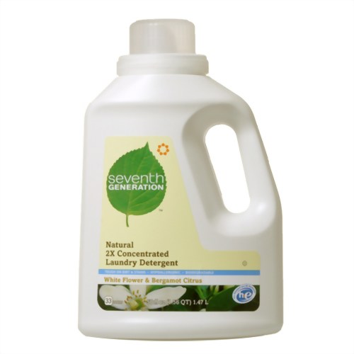 セブンスジェネレーション ホワイトフラワー&ベルガモットシトラス 1.47L 濃縮タイプ 衣料用洗剤