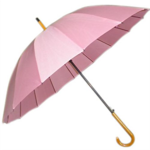 ポリエステルジャンプ傘 55cm 16本骨 4アソート SS 【Paltac海外事業部】