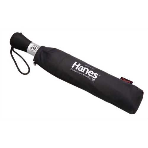 Hanes 開閉名人II ブラック 【コモライフ】