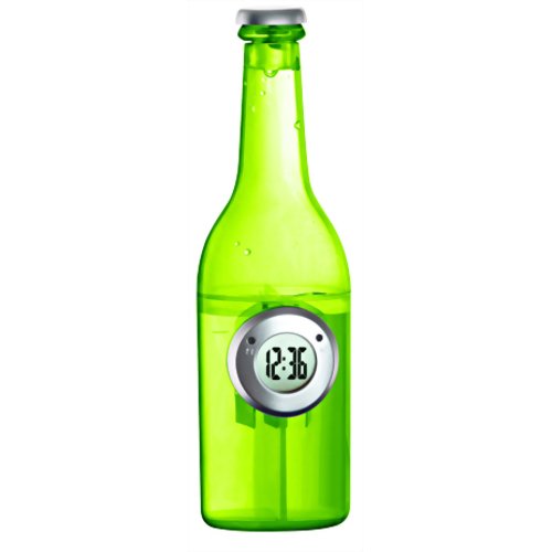 ベルソス ウォーター バッテリー ボトル クロック(時計) グリーン VS-301 【ベルソス】