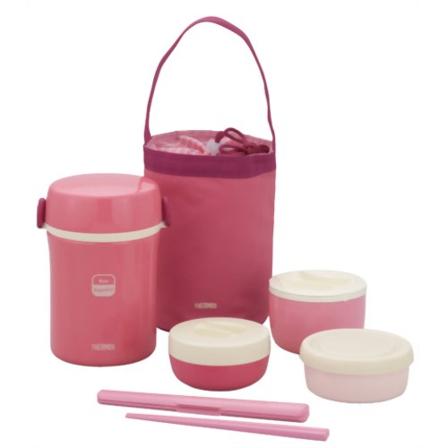 サーモス ステンレスランチジャー ピンク JBC-800 P 【サーモス】