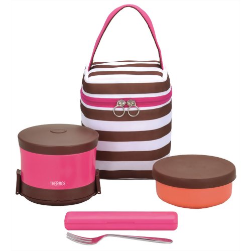 サーモス 保温弁当箱 約0.6合 ピンク DBW-251 P 【サーモス】