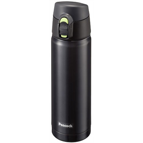 ピーコック マグボトル ワンタッチタイプ 0.45L ブラック AMF-045(B) 【ピーコック魔法瓶工業】