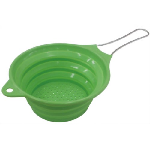 シリコンキッチンハンディ水切り20cm グリーン 【ERAjapan】
