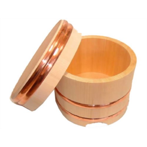 木曽工芸 木曽さわら 江戸型おひつ 7合用 【木曽工芸】