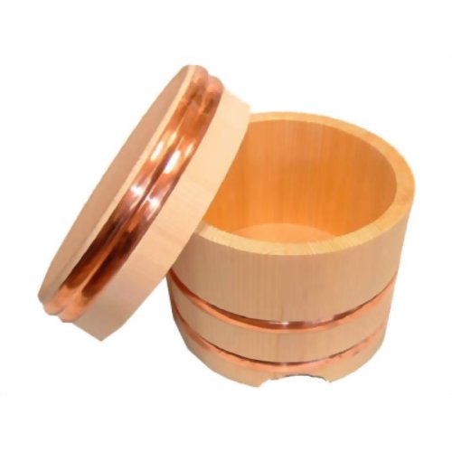 木曽工芸 木曽さわら 江戸型おひつ 3合用 【木曽工芸】