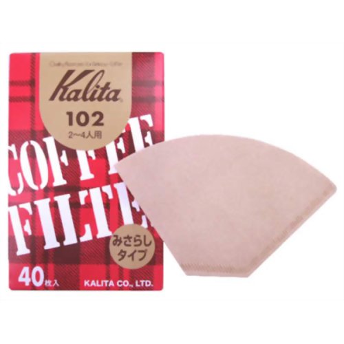カリタ みさらしタイプ102濾紙(40枚入) 2-4人用 10パックセット 【カリタ】