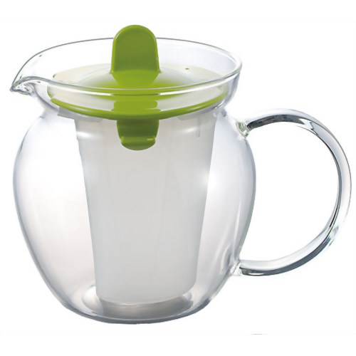 iwaki レンジのポット お茶ポット グリーン K853T-G 【岩城ハウスウエア】