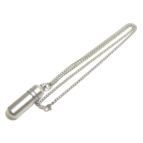 チタンピルケース(メディカルペンダント) 60cm 【ティアラインターナショナル】