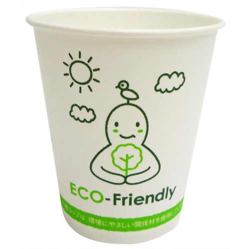 間伐材紙コップ ECO-FRIENDLY 150ml 100個入 【イーストペーパー】