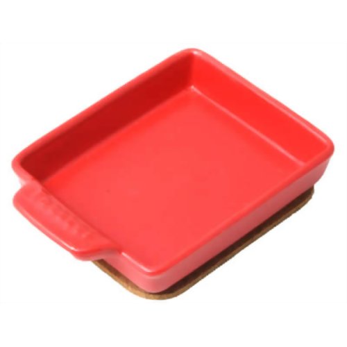 トースタープレートS フラット レッド TO-013 【クリヤマ】