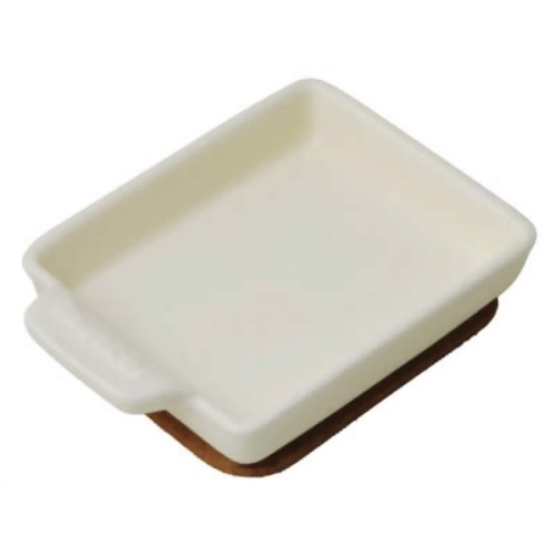 トースタープレートS フラット クリーム TO-011 【クリヤマ】