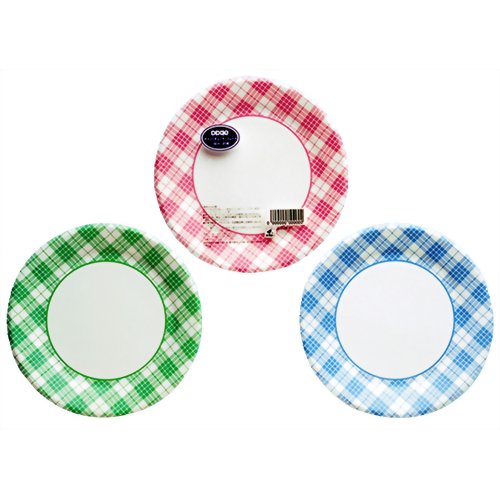 デイリーチェック プレート 18cm*20P 【日本デキシー】