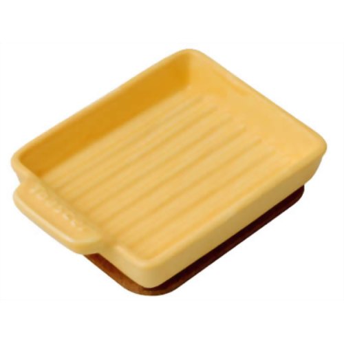 トースタープレートS ウェーブ イエロー TO-022 【クリヤマ】