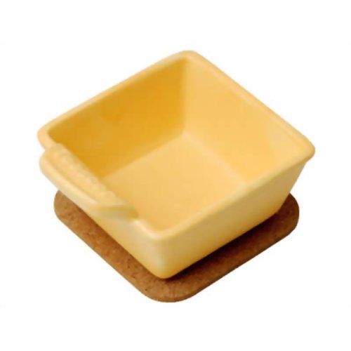 トースタースクエアボウル イエロー TO-072 【クリヤマ】