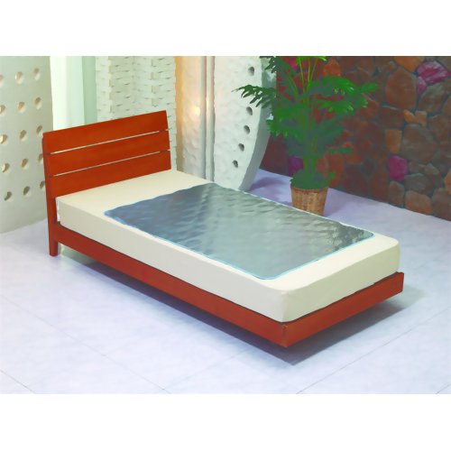 エコでクール メタリック ブルー・シルバー 90*140cm 1枚 【オーシン】