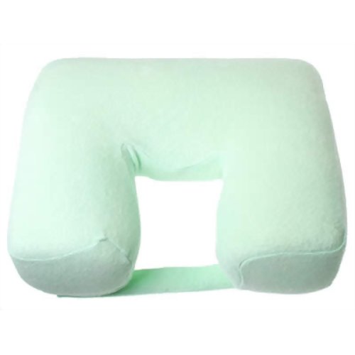 フェイスクッションニット ソフトグリーン 【明健社】