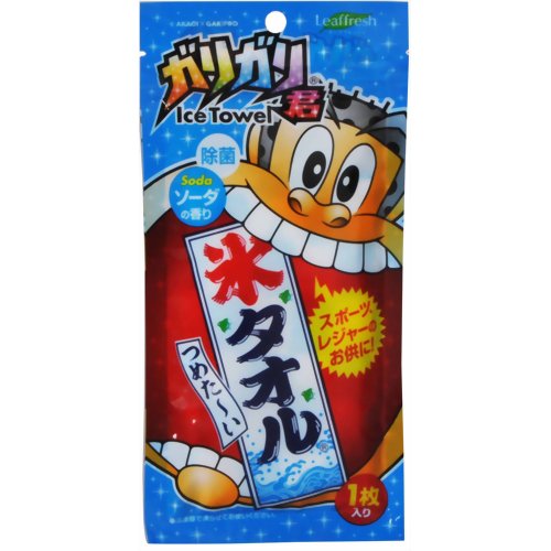 【ひんやりタオル　冷却マット】【熱中症　暑さ対策】【夏 節電 計画停電 対策グッズ】ガリガリ君 氷タオル 1枚入