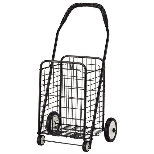 幸和製作所 テイコブ スチール製ワイヤーカート(ショッピングカート) K-44 ブラック