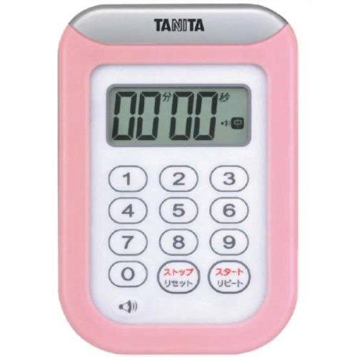 タニタ 丸洗いタイマー100分計 TD-378-PK ピンク 【タニタ】