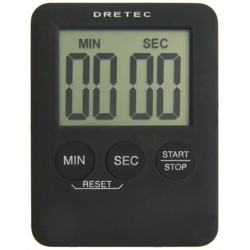 ドリテック デジタルタイマー ポケッティ ブラック T-307BK 【ドリテック】