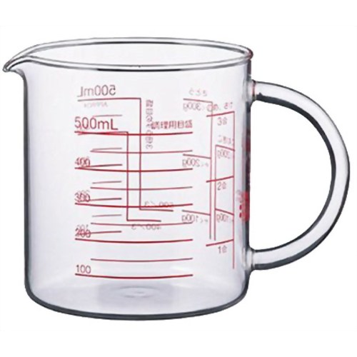 iwaki レンジメジャーカップ 500ml KMC-500 【岩城ハウスウエア】