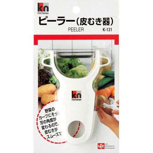 KNピーラー(皮むき器) ホワイト 【レック】