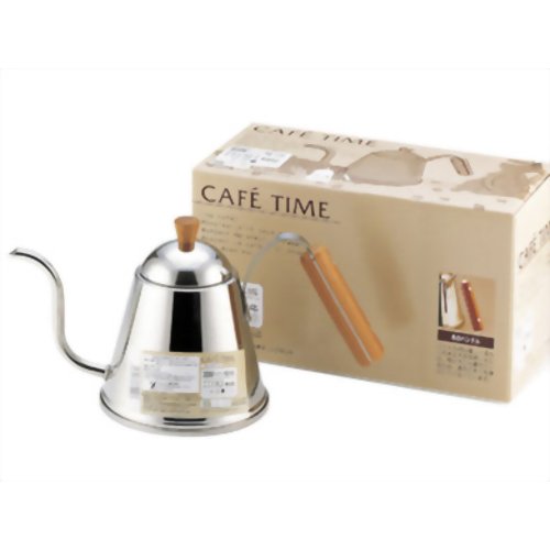 ヨシカワ CAFE TIME(カフェタイム) IH200V対応 木柄ドリップポット 1.0L SH7090 【ヨシカワ】