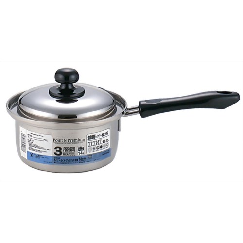 ヨシカワ ポイント・エイト・プレミアム 片手鍋 14cm SH9088 【ヨシカワ】