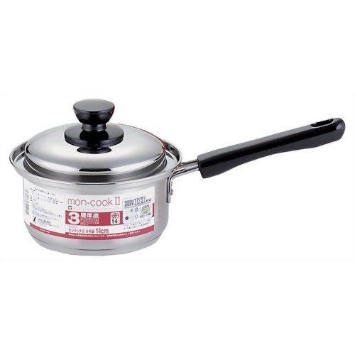 ヨシカワ モンクックII 片手鍋 14cm SH9401 【ヨシカワ】