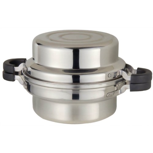 【送料無料】油こし付ツイン天ぷら鍋 ジャンボ楽天ポット T51 【オークス】