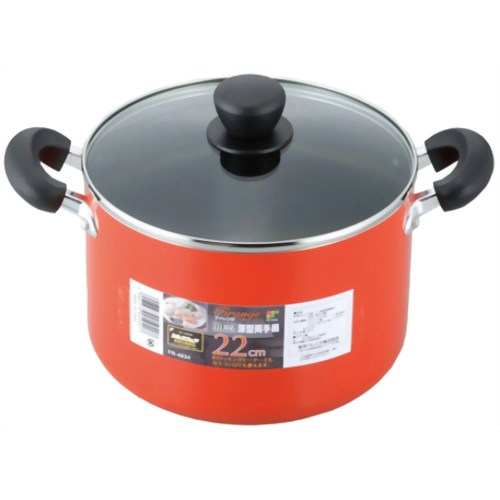 フィレンジ IH対応深型両手鍋 22cm FR-4834 【和平フレイズ】