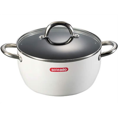 ソレアード アルミ両手鍋 22cm SO-143 【和平フレイズ】