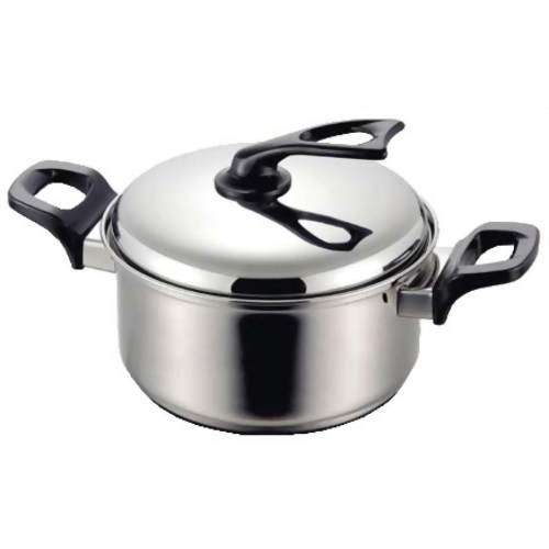 Estel(エステル) 両手鍋 20cm スタンド式フタ採用 EST-20W 【エポラス】