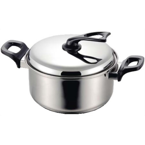 Estel(エステル) 両手鍋 22cm スタンド式フタ採用 EST-22W 【エポラス】