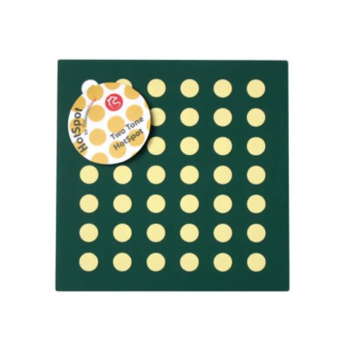 シリコン鍋敷き ホットスポット (緑・黄) SIG-14 【川嶋工業】