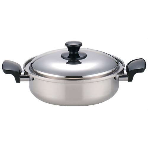 ヨシカワ マリーナ・グラン 浅型両手鍋 24cm SH9105 【ヨシカワ】