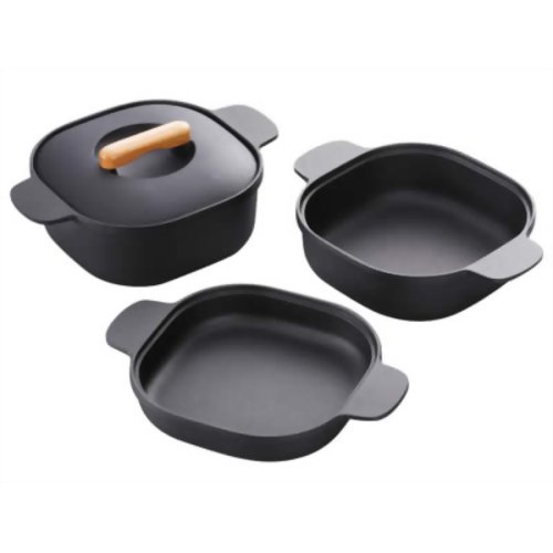 ふたり鍋3点セット F-350 【及源鋳造】