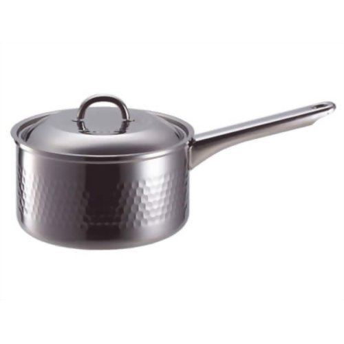 ヨシカワ 本職の逸品 槌目入り片手鍋 18cm YH8502 【ヨシカワ】