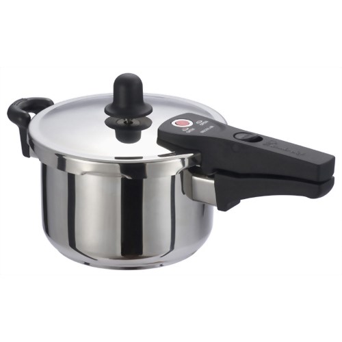 ワンダーシェフ レギュラー 片手圧力鍋 3.0L (蒸しす・クッキングガイド付) 602343 【ワンダーシェフ】