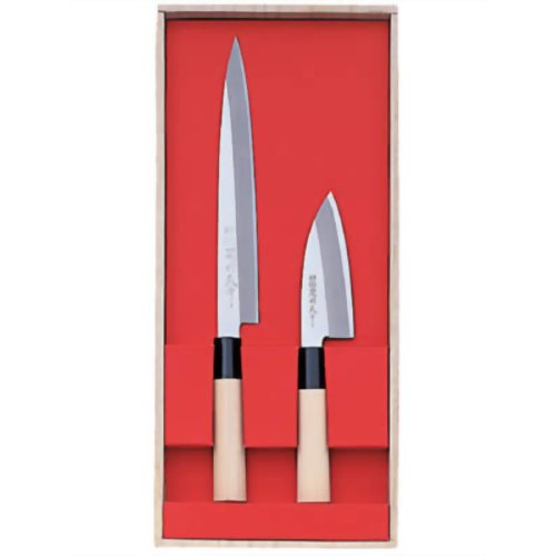 関鍔蔵(セキツバゾウ)作 刺身・小出刃2本組セット 30042 【ヤクセル】