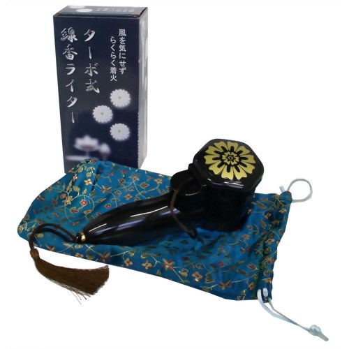 永光 ターボ式線香ライター ブラック 【永光】