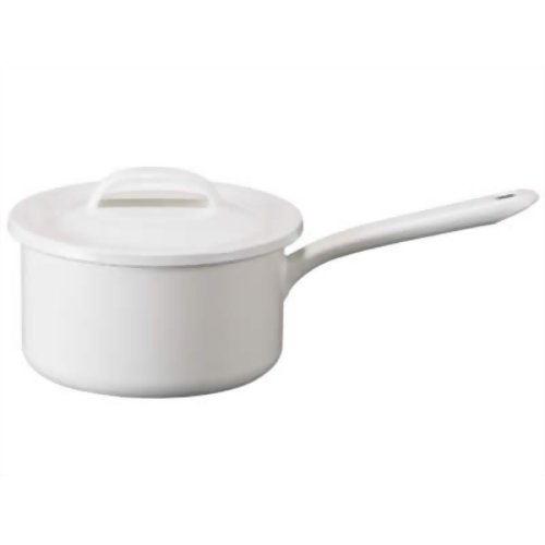 月兎印 ソースパン16cm ホワイト 【野田琺瑯】