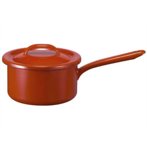 月兎印 ソースパン16cm レッド 【野田琺瑯】