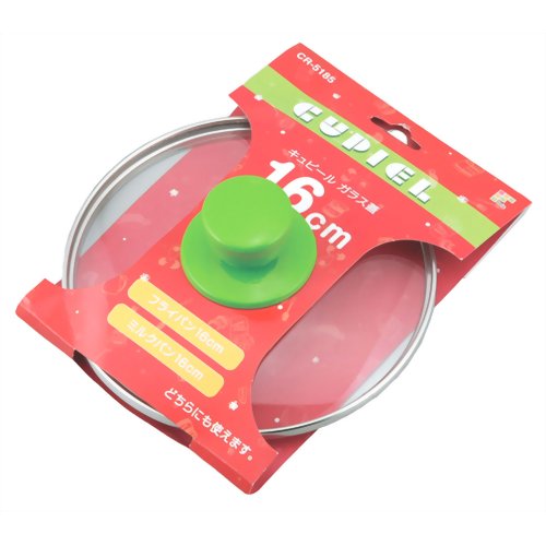 和平フレイズ キュピール ガラス蓋 16cm CR-5185 【和平フレイズ】